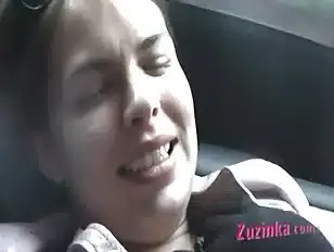 Oral sex in car with czech amateur Zuzinka