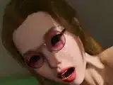 Psychedelic sex! Blowjob reverse cowgirl missionary cumshot