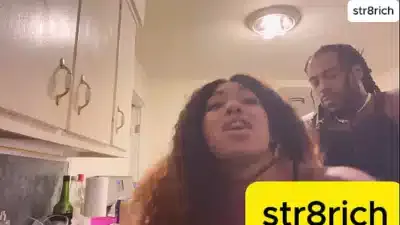 Str8rich Doggy Style Anal in Kitchen hot ebony teen FOR HALLOWEEN PARTY