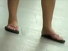 Sweet round ass found in an upskirt