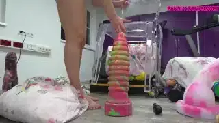Training my Hole with my Biggest Dildoos