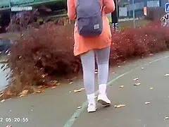 Girls sexy and public