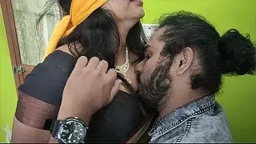 Husband’s Loving Touch and Deep Kisses on the Couch