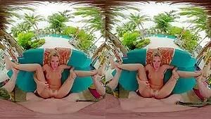 Morning Poolside Creampie With Danny Steele And Addison Vodka