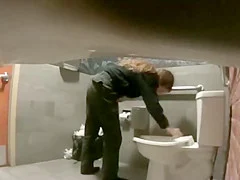 pissing clips from a public toilet