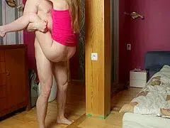 Real Standing Sex With A Depraved Stepsister
