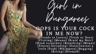 ASMR | Oops did grinding on your cock get it hard? You should fuck me | Audio Porn | Grinding