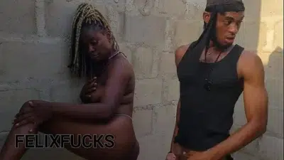 Black slave slut got used and fucked in public