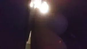 College Girl First Video Playing With New Toy in the Bathroom Big Booty Latina Pussy