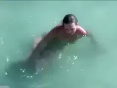 First she swims, then she shags