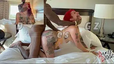 FULL VIDEO!!!! Bubble Booty Tatted Goth Chick Gia Lovely Gets A Anal Drilling By BBC