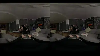 Halloween Threesome with Her Best Friend and a Vampire