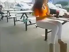 Hot nextel worker in tight pants