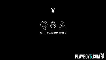 Huge boobs MILF Angela White in a softcore porn video for Playboy