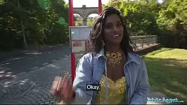 Public Agent – Indian Student got my cumshot down her sweet Desi titties