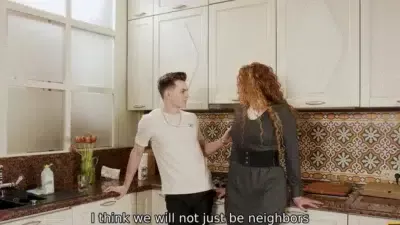 SHAME4K. Lovely MILF is trying to be a great neighbor
