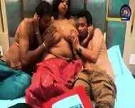 Super hot stepmom gave sexual pleasure to her both stepson