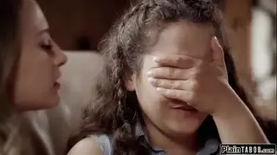 Teen makes a deal with bffs to take down the deepfake vids.She kisses him and sucks his big cock.He licks her hsaved pussy before banging her