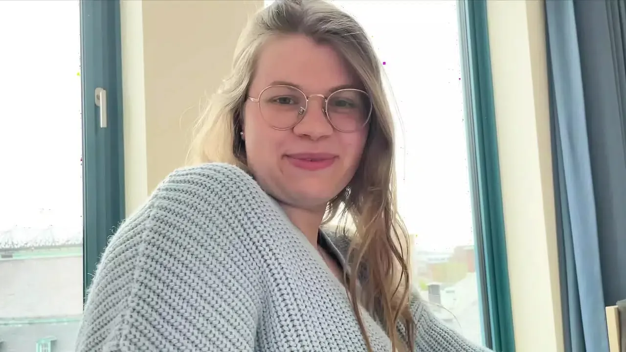 User meeting with chubby Lina. Impregnated by a stranger on her first hotel visit