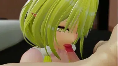 Yukihana Lamy Hentai Blowjob Creampie Vtuber Hololive MMD 3D Blonde Hair (CLIP)