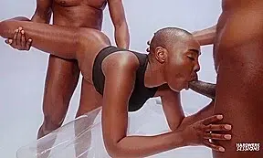 Zaawaadi Worships Huge Cocks Before Taking Raw DP From Dimitri