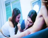 Desi Indian Step-Mom Teaches Fu Ck With Step Son And Step Daughter St Ep Family Threesome