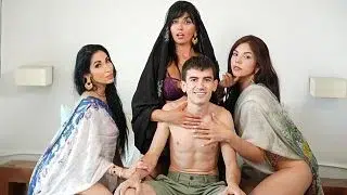 ⛔ ORGÍA CUARTETO con la Pakistaní Aaliyah Yasin, Clea Gaultier y una Latina 🔥
