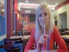 Guy Picks Up Hot Blonde Chick and Fucks Her in Public Bathroom