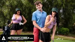 HETEROFLEXIBLE – Cantine Boy Ander Wolfson Disguises As Golfer Drake Von’s Girlfriend To Get Fucked