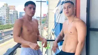 It’s A Scorching Day And The Two Sexy Latinos Feel The Heat All Over Their Muscled Bodies – SayUncle