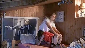 l etudiant asiat a un superbe coups de reins