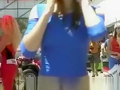 Race track hot girls