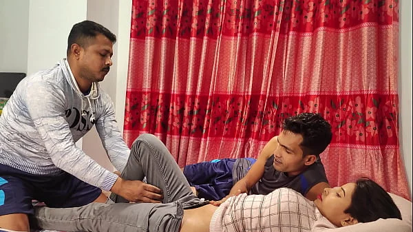 Romantic porn features couple engaging in a lot of foreplay, such as fingering, pussy licking, cock sucking, nipple play, and making out before having sex porn movie. Shathi & hanif pk & Shapan  . Xxx porn Bbc Amateur blowjob threesome