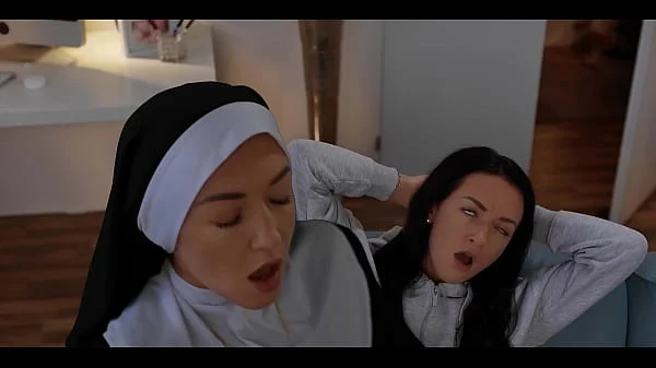 The horny and wild Zuzu is having a crazy fantasy, but her good and naughty Side are with her always to fuck her the best way