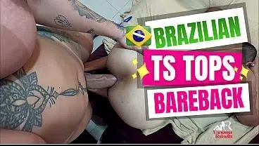 Todo mundo me vê passiva. HOJE NĀO! | Brazilian TS Tops Bareback [Preview]]
