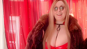 Try On Haul: Natural Long Fur Coat! And Pvc Catsuit With Arya Grander