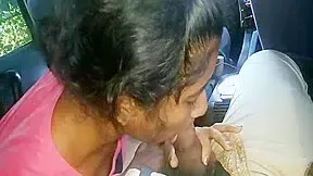 Cute teen 18+ Girl In Car With Lover Sex