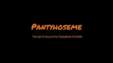 Guy With A Big Cock Gets Two Horny Sluts With Tattoos To Wear Pantyhose In A FFM Threesome