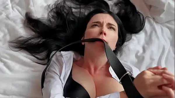 Horny Secretary Sucks and Fucks Boss’s Dick till Cum in Mouth – Caught Masturbating at Workplace