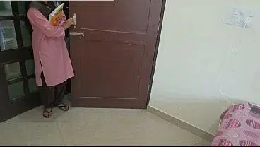Hot Indian Desi student was fucking with teacher in coching room on dogy style and clear loud speak talk in Hindi