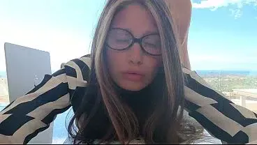 I distracted my stepmother with a dirty phrase, so she scolded me, fucked me to calm her down, didn’t let her fuck me in the ass.