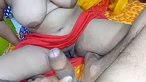 Indian Bhabhi In Yellow Saree