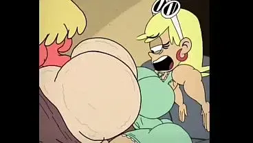 Leni penetrando el enorme trasero de su madre (the loud house)