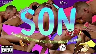 Stepson Makes Stepmom Cum from Nipple Licking 3