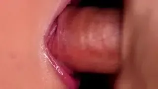 SUPER CLOSE UP: Sloppy Licking and Sucking FORESKIN! Slow BLOWJOB ASMR with HOT CUM in MOUTH! 4K