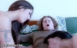 Anal Threesome with 2 amazing brunettes with big tits Alexis Amore & Jenaveve Jolie – MMM100