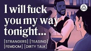 ASMR Audio Porn: Female Dom Makes Her Bartender Eat Her Pussy – Male Sub, Teasing & Dirty Talk – Erotic Audio Roleplay for Women
