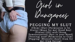 ASMR | JOI and a fucking for my goodboy peg slut | CEI | JOI
