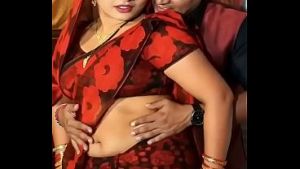 Desi BHABHI Debasmita Panda romantic scene with her Neighbour