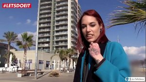 Luck Amateur Guy Picked Up For Sex By Horny Redhead – LETSDOEIT.COM